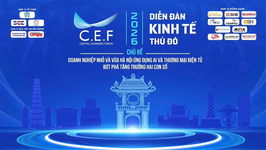 Diễn đàn Kinh tế Thủ đô 2026: Kết nối doanh nghiệp với AI và thương mại điện tử