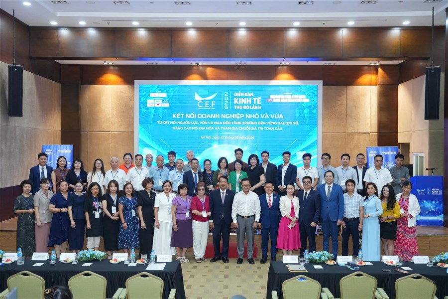 Diễn đàn Kinh tế Thủ đô lần thứ II năm 2026: Tạo bệ phóng cho doanh nghiệp nhỏ và vừa vươn tầm quốc tế